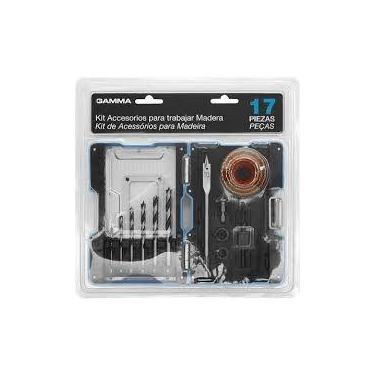 Imagem de Kit De Acessórios Para Madeira Mdf Compensado C/ 17 Peças G19534AC - G