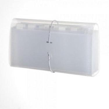 Imagem de Pasta Plascony Sanfonada Meio B5 12 Divisórias Transparente
