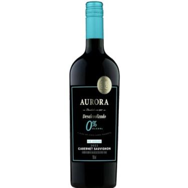Imagem de Vinho Não Adoçado Desalcoolizado, Sem Álcool, Cabernet Sauvignon 750ml - Aurora