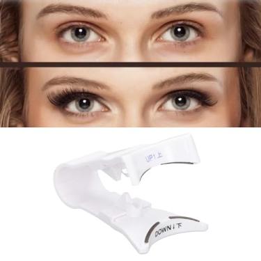 Imagem de Ferramenta aplicadora de cílios magnéticos grande angular design ergonômico fácil de usar cílios postiços ajudante para iniciantes em maquiagem 5 peças PP ferro 5,2 x 2,7 cm