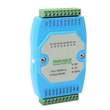Imagem de Hub RS485, repetidor RS485, 8 portas, no máximo, 32 nós para rede