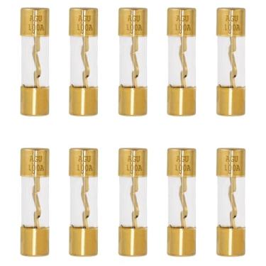 Imagem de 10un Conjunto Fusíveis Automotivos de 100A AGU, Adequados para Alarmes Áudio Automotivo Amplificadores de Som e Dispositivos Proteção Energia
