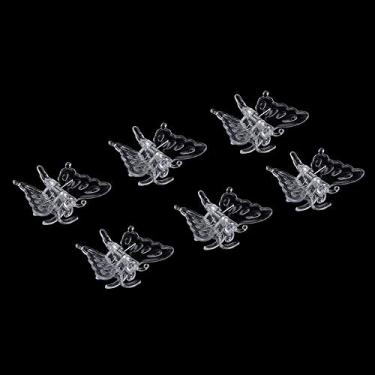 Imagem de Ymiko 100 Clipes de Plantas de Jardim Dos Pces, Suporte Vertical do Crescimento para Orquídeas, Mini Estacas Plásticas para Flores