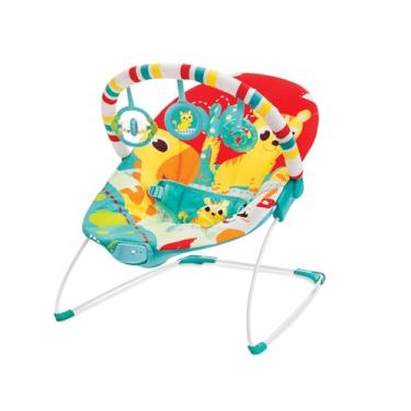 Imagem de Mastela Cadeira Vibratória Infantil Carnaval Vermelho Leão Criança - Até 11Kg