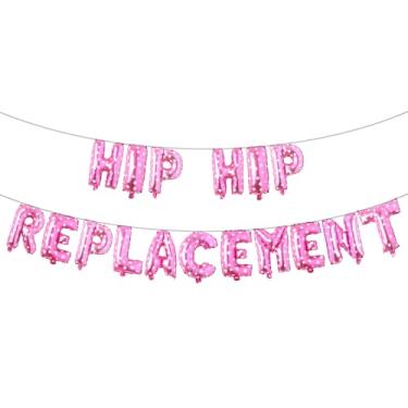 Imagem de Faixa de balão de substituição de quadril com glitter para homens, artigos de festa de aniversário, ideias e presentes, decorações de aniversário para adultos de 21, 30, 40, 50, 60, 70, 80 anos