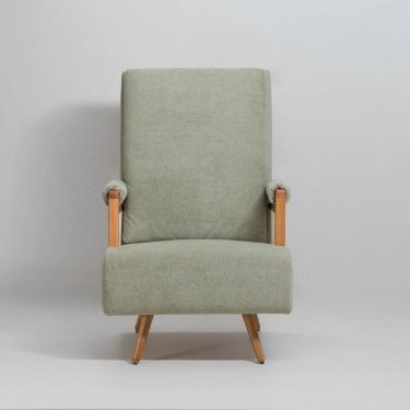 Imagem de Poltrona de Amamentação Pés Madeira Mila Verde