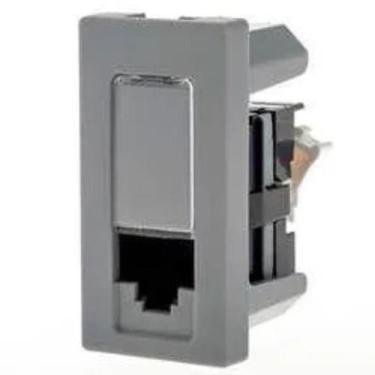 Imagem de Modulo Tomada Dados LCS2 RJ45 Cat5 Pial Plus+ Legrand Cinza 615045CZ