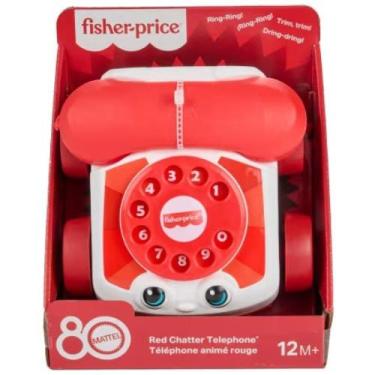 Imagem de Fisher Price Telefone Falante Vermelho Mattel Jgg97