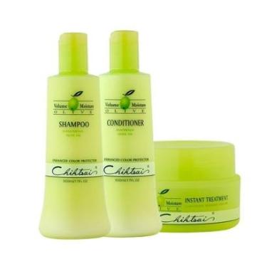 Imagem de Kit  N.P.P.E Chihtsai Olive Nutrição - Shampoo e Condicionador 500ml e Leave-in-Unissex