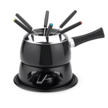 Imagem de Aparelho De Fondue Cervinia 12 Peças Panela Esmaltada 1,4 Litros Carne