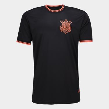 Imagem de Camiseta Corinthians Dry Com Punho Masculina-Masculino