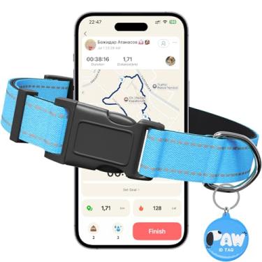 Imagem de Coleira refletiva para cães extra pequenos com etiquetas personalizadas e fivela de liberação rápida, coleira de nylon ajustável e confortável, azul