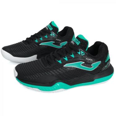 Imagem de Tênis Joma Point Clay Saibro Preto e Azul Claro 38-Masculino