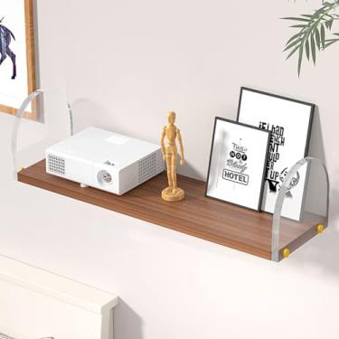 Imagem de Organizador de brinquedos Prateleira flutuante de metal, estante em forma de U, prateleira de armazenamento montada na parede para banheiro, quarto, cozinha, uso único/múltiplo, instalação perfurada