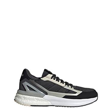 Imagem de adidas Super tênis de corrida feminino Nebulzed, Carbono/núcleo preto/alumínio, 11