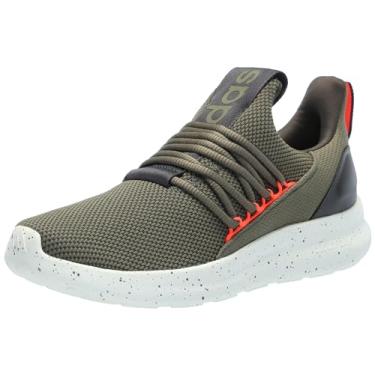 Imagem de adidas Tênis masculino Lite Racer Adapt 7.0, Olive Strata/verde-oliva/vermelho solar, 10