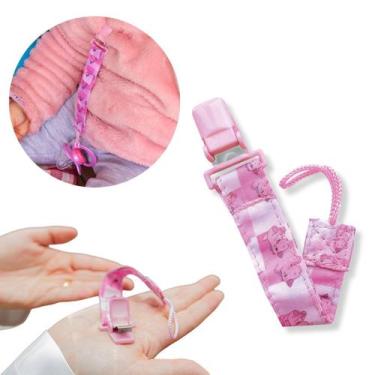 Imagem de Prendedor Chupeta TurmaTube ViihTube Super Fecho Rosa BabyGo