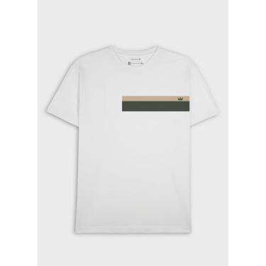 Imagem de T-shirt stone listrado black sand OSKLEN-Masculino