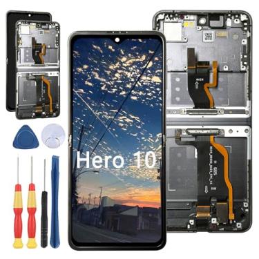 Imagem de Yuxyiony Nova tela de substituição para Blackview Hero 10 tela de reparo de tela LCD e acessórios de ferramenta de substituição (com moldura)