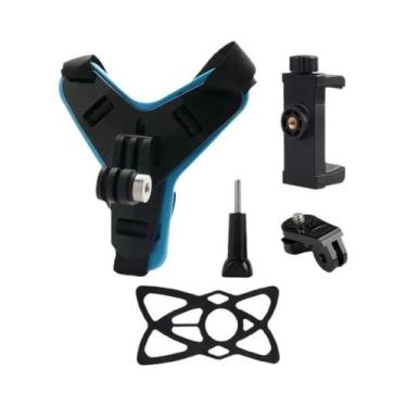 Imagem de Suporte De Capacete Integral Para Motocicleta Para Câmeras GoPro Hero 