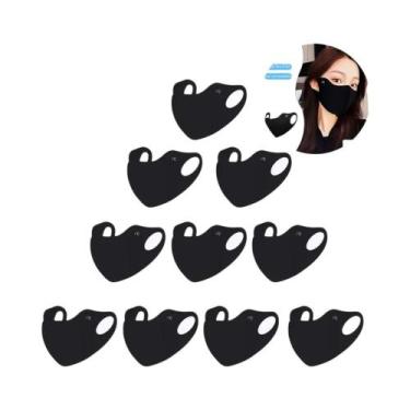 Imagem de Máscara Facial Respirável De Seda Gelada Com Proteção Solar E Lenço In