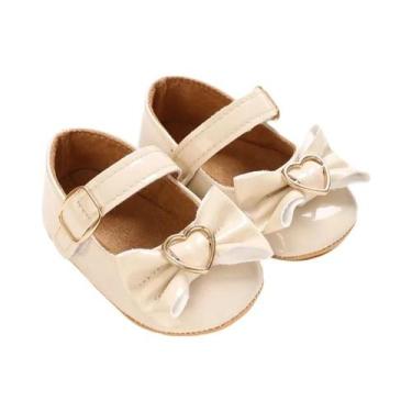 Imagem de Sapatos De Princesa Para Bebês De 0 a 1 Ano, Estilo Coreano, Antiderra