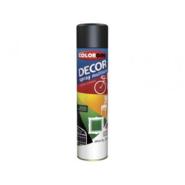 Imagem de Tinta Spray Colorgin Decor Preto Brilho (Nr23-Onu 1950) c/6pcs