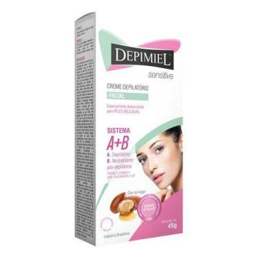 Imagem de Creme Depilatório Facial Sensitive A+b Hidrata Depimiel 45g Tipo de pe