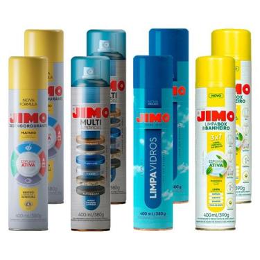 Imagem de Kit Jimo 2x Limpa Vidros Box Desengordurante Superfícies