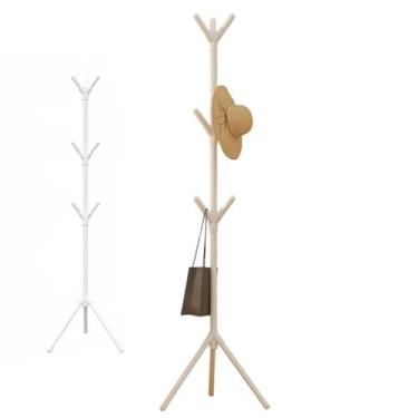 Imagem de Mancebo Cabideiro Arara Blusa Casaco Roupa 9 Ganchos Chapeu Bolsa Toal