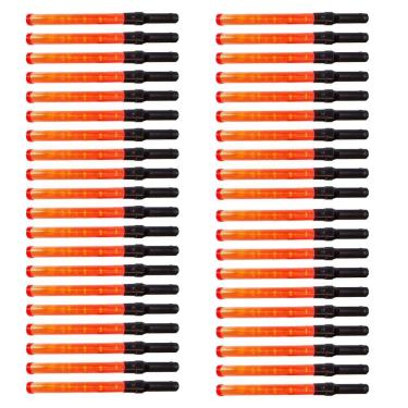 Imagem de Bastao Sinalizador Balizador Segurança Kit 40 Unid Transito Manobrista Fiscalizaçao Estacionamento