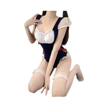 Imagem de Fantasia Sexy De Empregada plus Size Para Casais, Traje Exótico Lolita