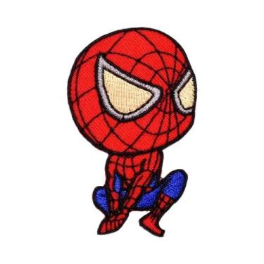 Imagem de Patch Bordado Termocolante Do Desenho Animado Marvel Spiderman Para De