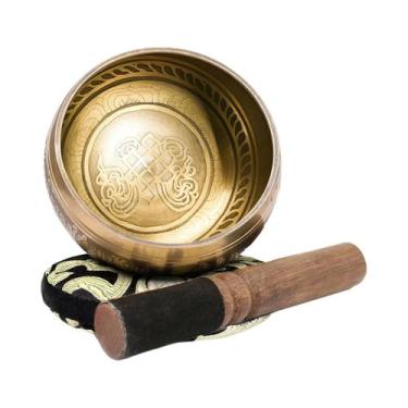 Imagem de Conjunto De Tigelas Tibetanas Para Meditação, Yoga E Alívio Do Estress