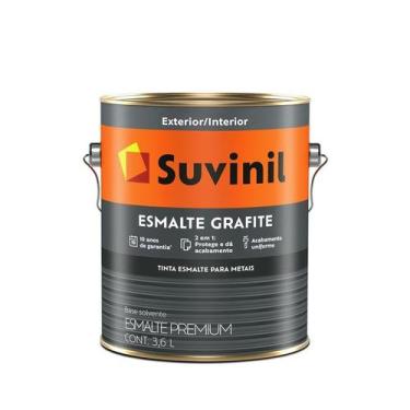 Imagem de Esmalte Cor & Proteção Grafite Claro Fosco 3,6L Suvinil