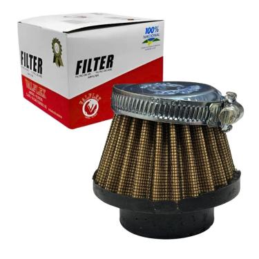 Imagem de Filtro De Ar Esportivo Conico 33mm Biz100 Pop Shineray 50 