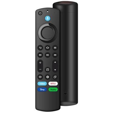 Imagem de Controle remoto de voz para FireSeries, controle remoto para TVs Stick (HD, Lite, 4K, 4K Max, cubo de TV, substituição para Smart TVs Fire de 3ª geração, Hisense, TCL Fire
