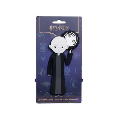 Imagem de Luminária de Leitura Imaginarium Harry Potter Voldemort Articulada com 2 Leds e Marcador de Páginas Branco