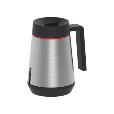 Imagem de Garrafa Termica 300ml Tramontina Exata Em Aço Inox Com Ampola De Vidro