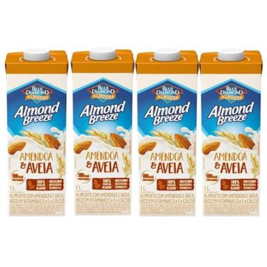 Imagem de Kit 4 Bebida Vegetal Almond Breeze Coco 1l