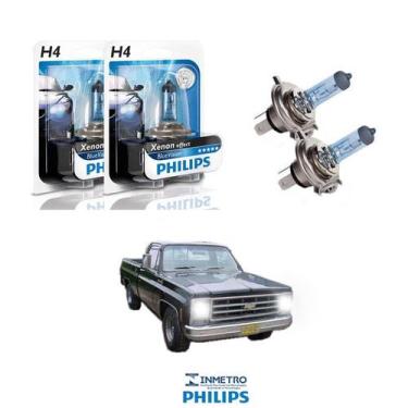Imagem de Lâmpadas Farol GM Bonanza Philips H4 BlueVision
