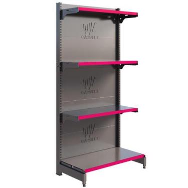 Imagem de Gôndola Centro 1 Ponta 1,40 m 40x30 Fácil New Plus Carmel Imports, Pre