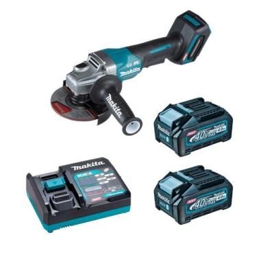 Imagem de Esmerilhadeira 40V GA013GZ C/ 2 Baterias BL4040 Makita 127V