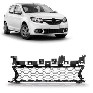 Imagem de Grade Central Parachoque Dianteiro Sandero 2015 A 2019 - SP ACESSÓRIOS