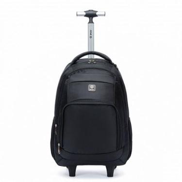 Imagem de Mochila de Rodinhas e Alças Executiva Notebook Viagem Trabalho Resiste