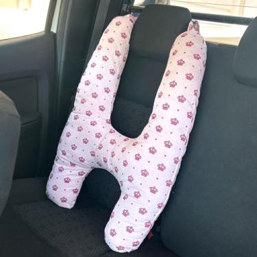 Imagem de Almofada em formato H para viagem de carro com encosto - Nathalia Enxo