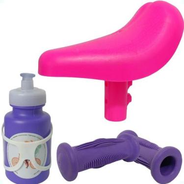 Imagem de Selim Mais Banco Garrafinha Manopla Para Bicicletas Aro 12 Nathor, Pin