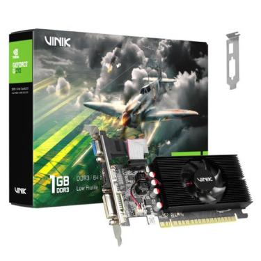 Imagem de Gpu Nvidia Geforce G 210 1gb Ddr3 64 Bit Vinik Low Profile Single Fan 