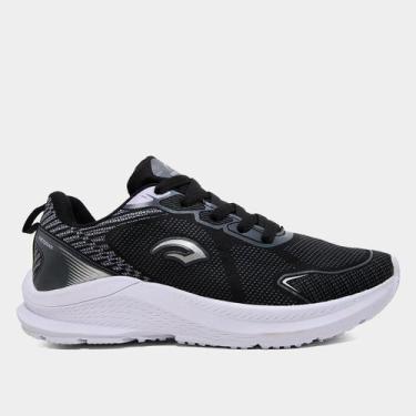 Imagem de Tênis Pretorian Velora Feminino, Preto, Lilás, 34