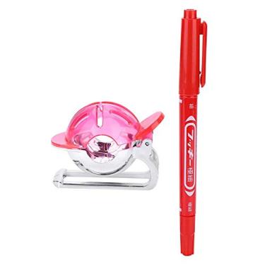 Imagem de cigemay Marcador de bola de golfe, ferramenta de desenho, ferramenta de auxílio para treinamento interno para golfe ao ar livre (rosa)